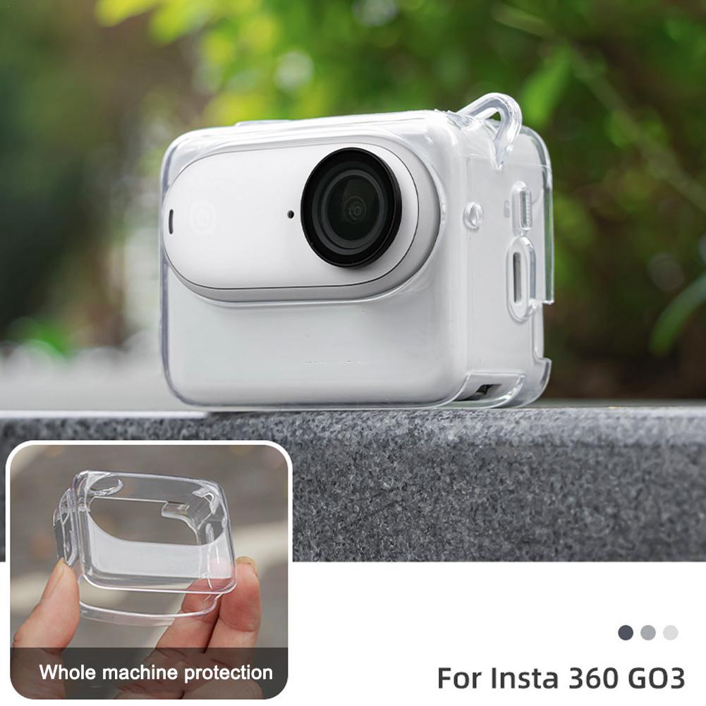 1pcs Transparent/gray TPU Anti - Insta360 Camera Go 3 评论和价格