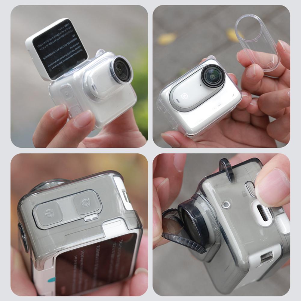 1pcs Transparent/gray TPU Anti - Insta360 Camera Go 3 评论和价格