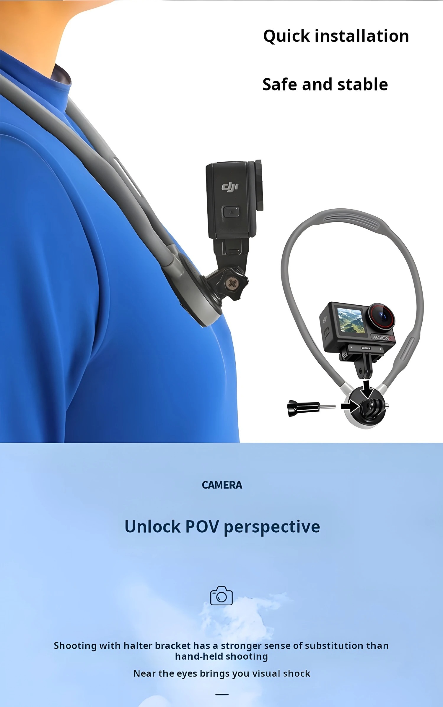 Silicone Neck Mount Soft for G - Insta360 Camera Go 3 评论和价格