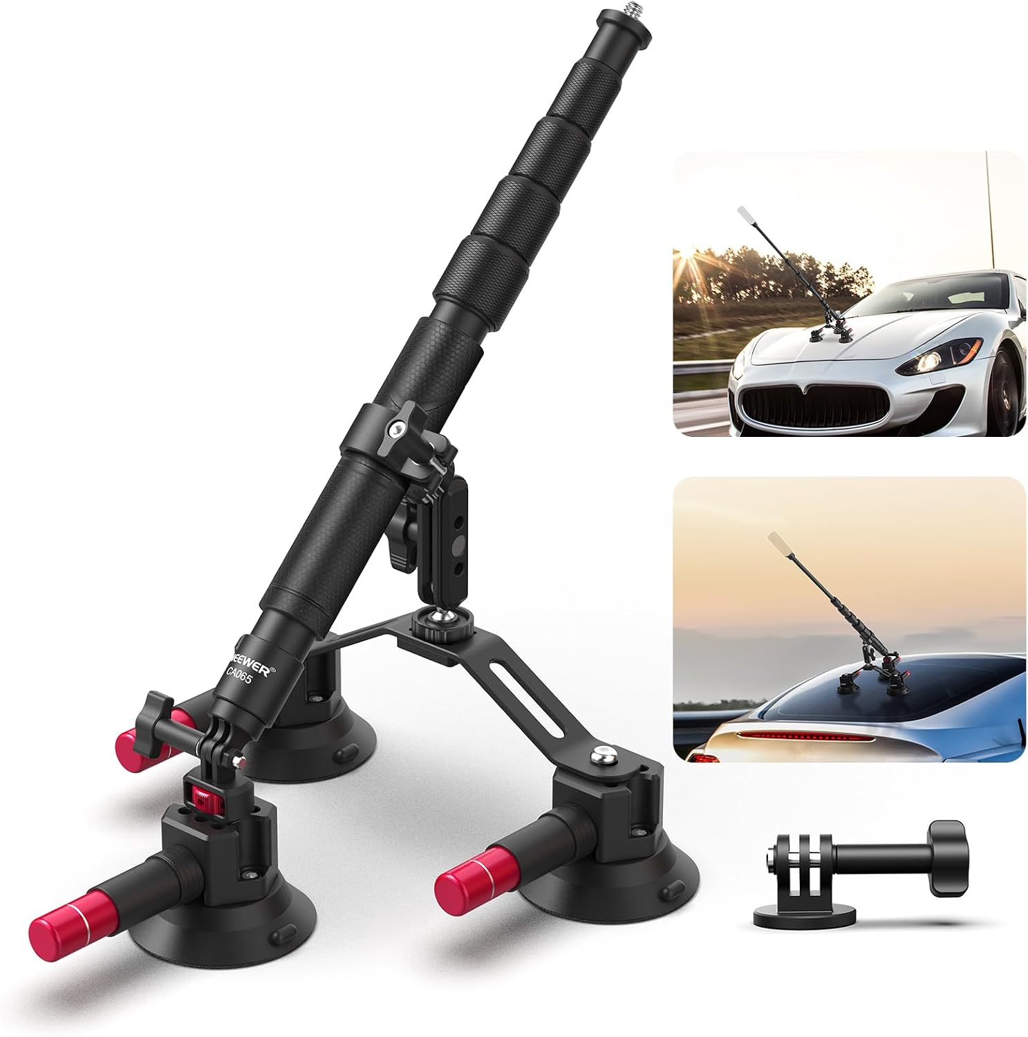 NEEWER Triple Suction Cup Car  - Insta360 Camera X4 评论和价格