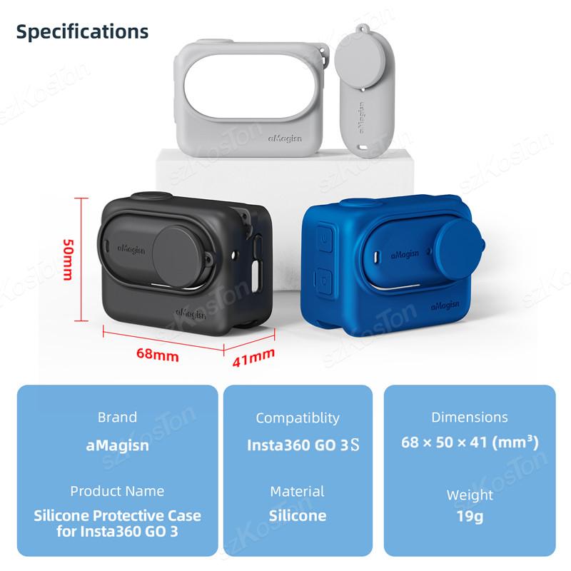 Silicone Protective Case For I - Insta360 Camera Go 3 评论和价格