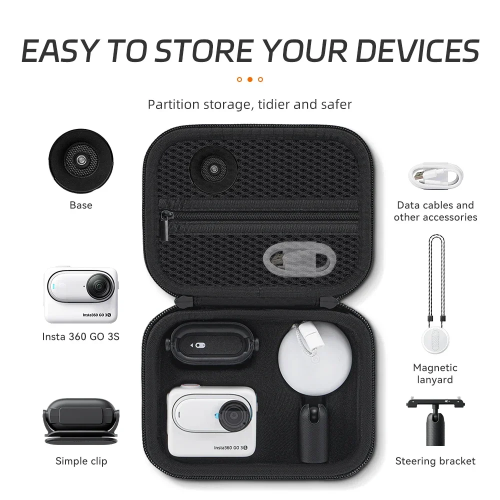 For Insta360 GO3/GO3S Mini Cas - Insta360 Camera Go 3 评论和价格