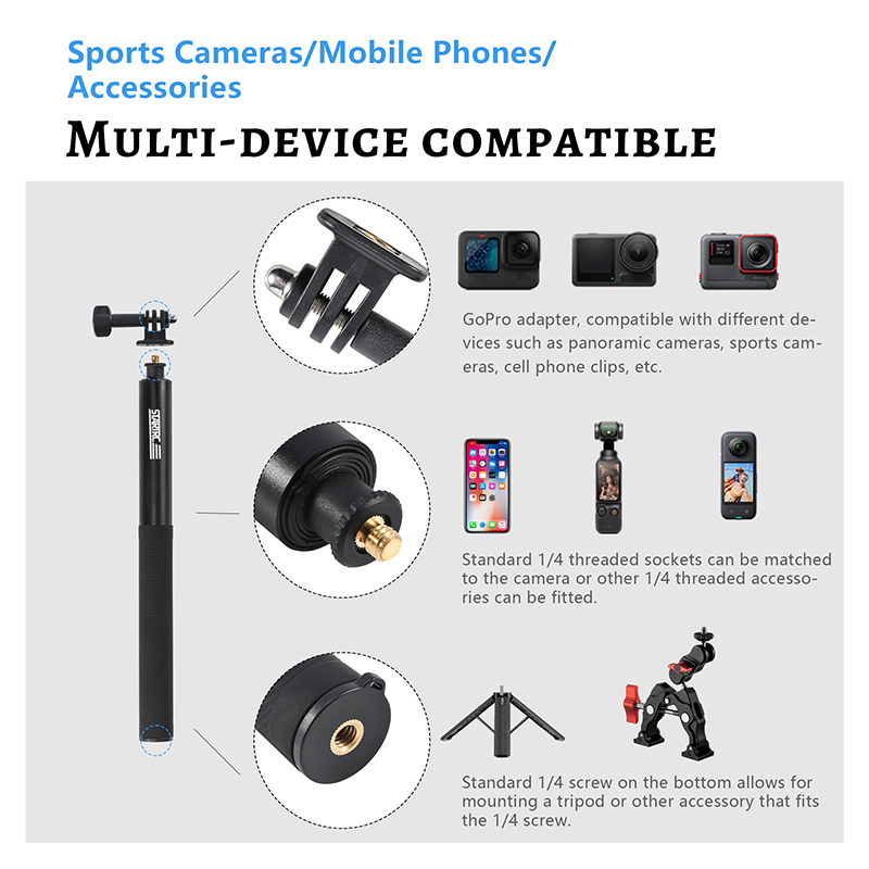 Selfie Stick 1.32m Underwater  - Insta360 Camera Go 3 评论和价格